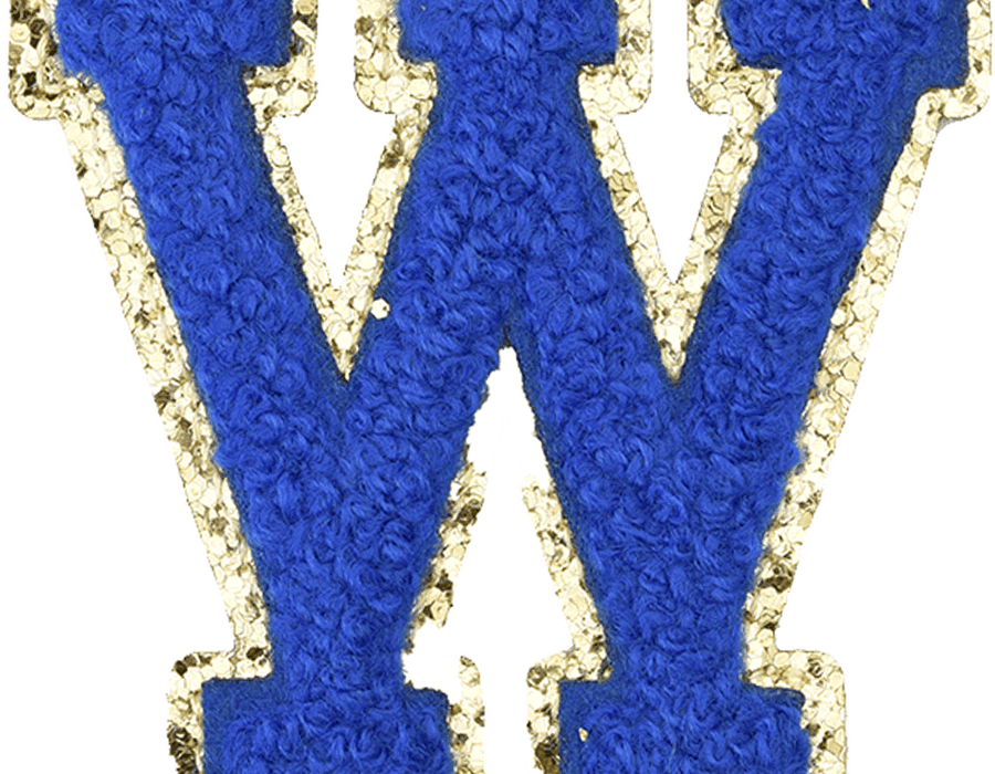 Royal Blue Letter