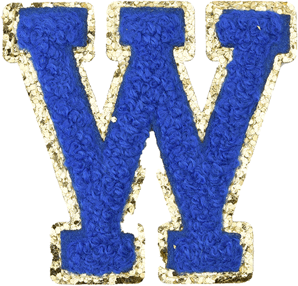 Royal Blue Letter - The Happy Tribe