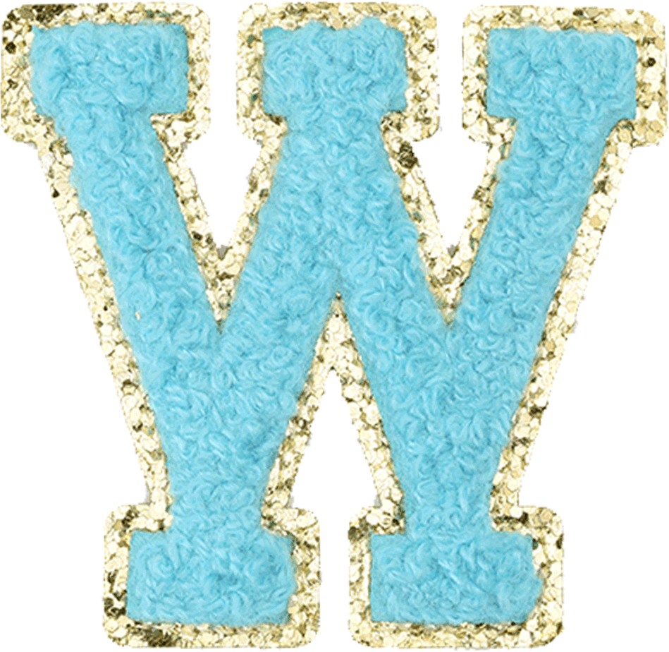 Turquoise Letter - The Happy Tribe