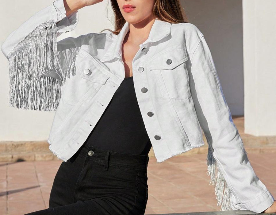 White Denim Jacket