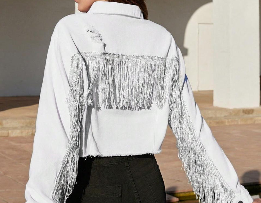 White Denim Jacket