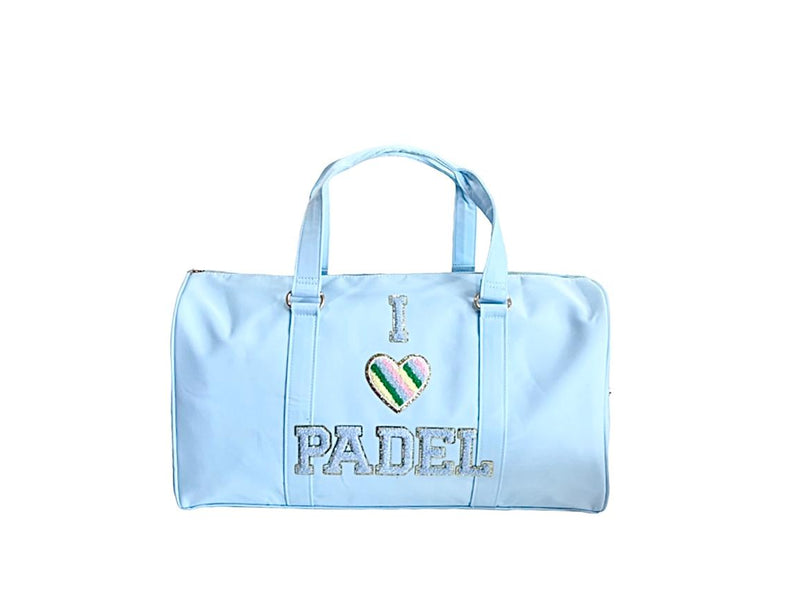Baby Blue Gym Bag - “I Love Padel