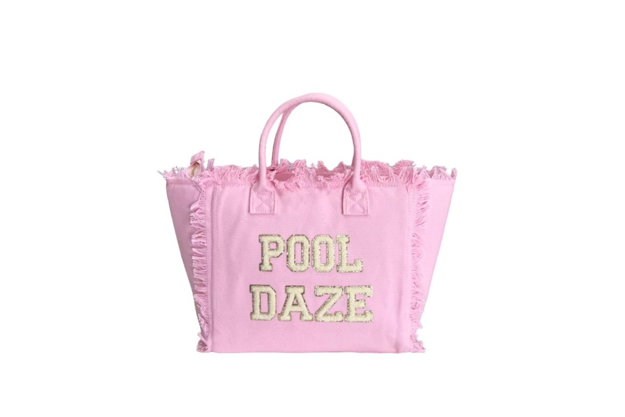 Pink St Bart’s Tote - “Pool Daze”