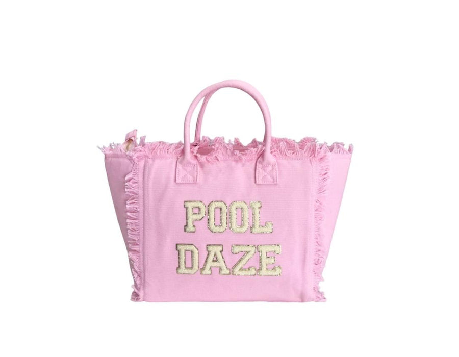 Pink St Bart’s Tote - “Pool Daze”