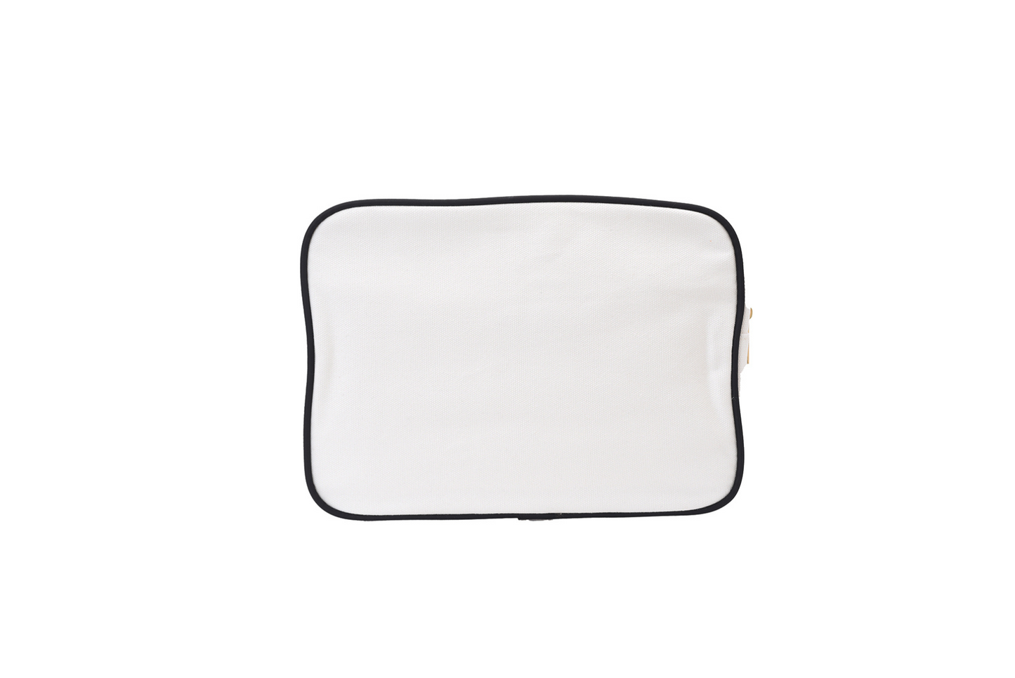 "Fit Girl Era" Large Pouch, Cream with Black Trim
