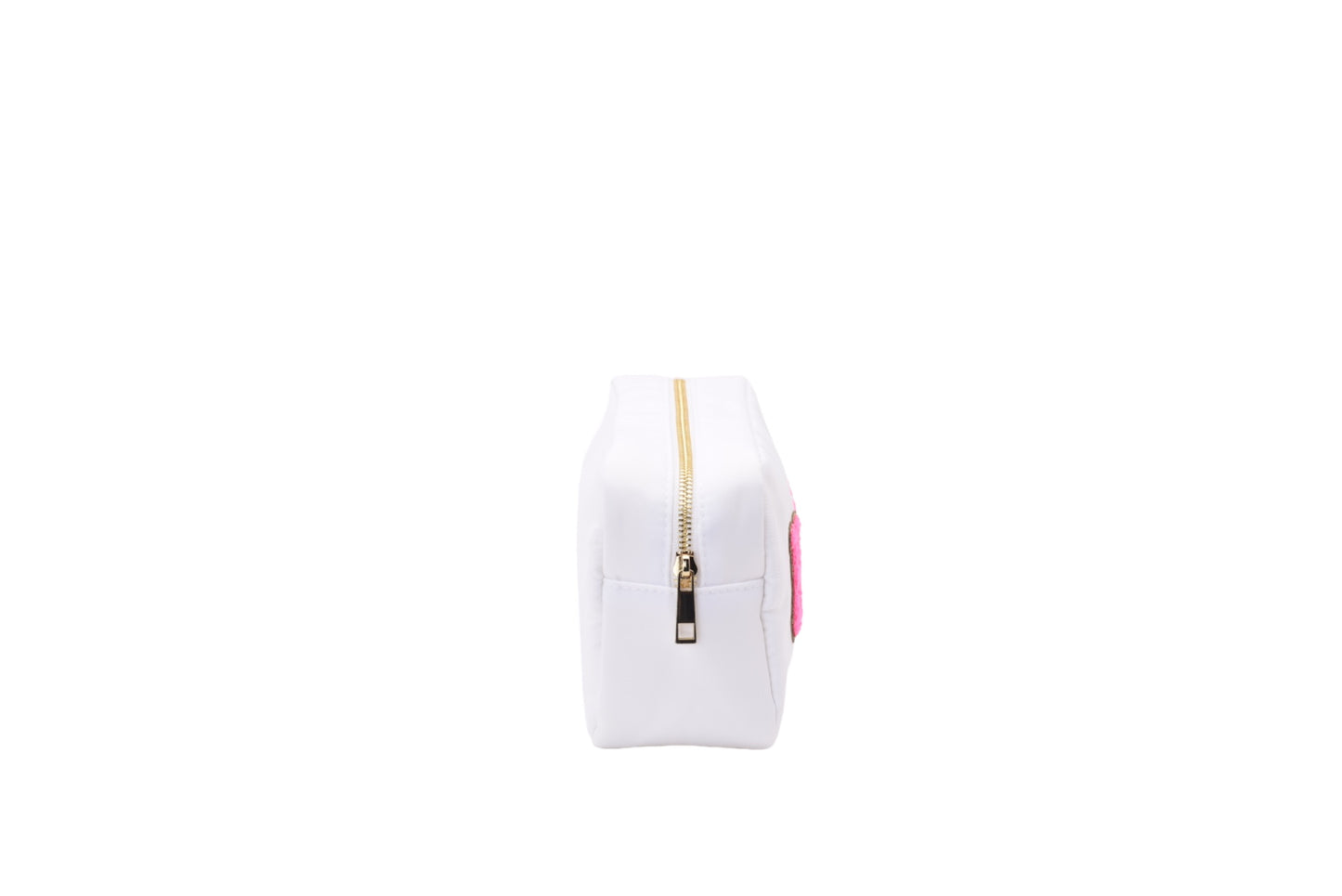 White Medium Pouch - "Hair" - The Happy Tribe