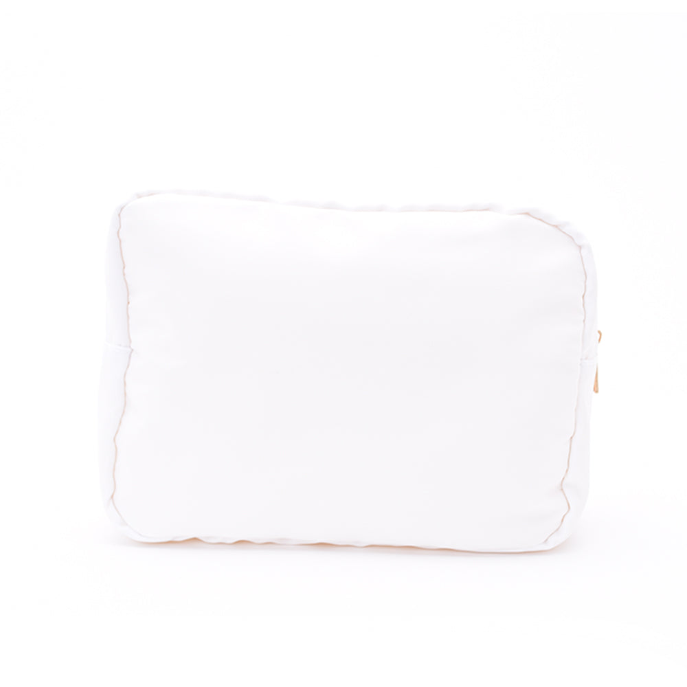 White Large “Bride” Pouch - The Happy Tribe