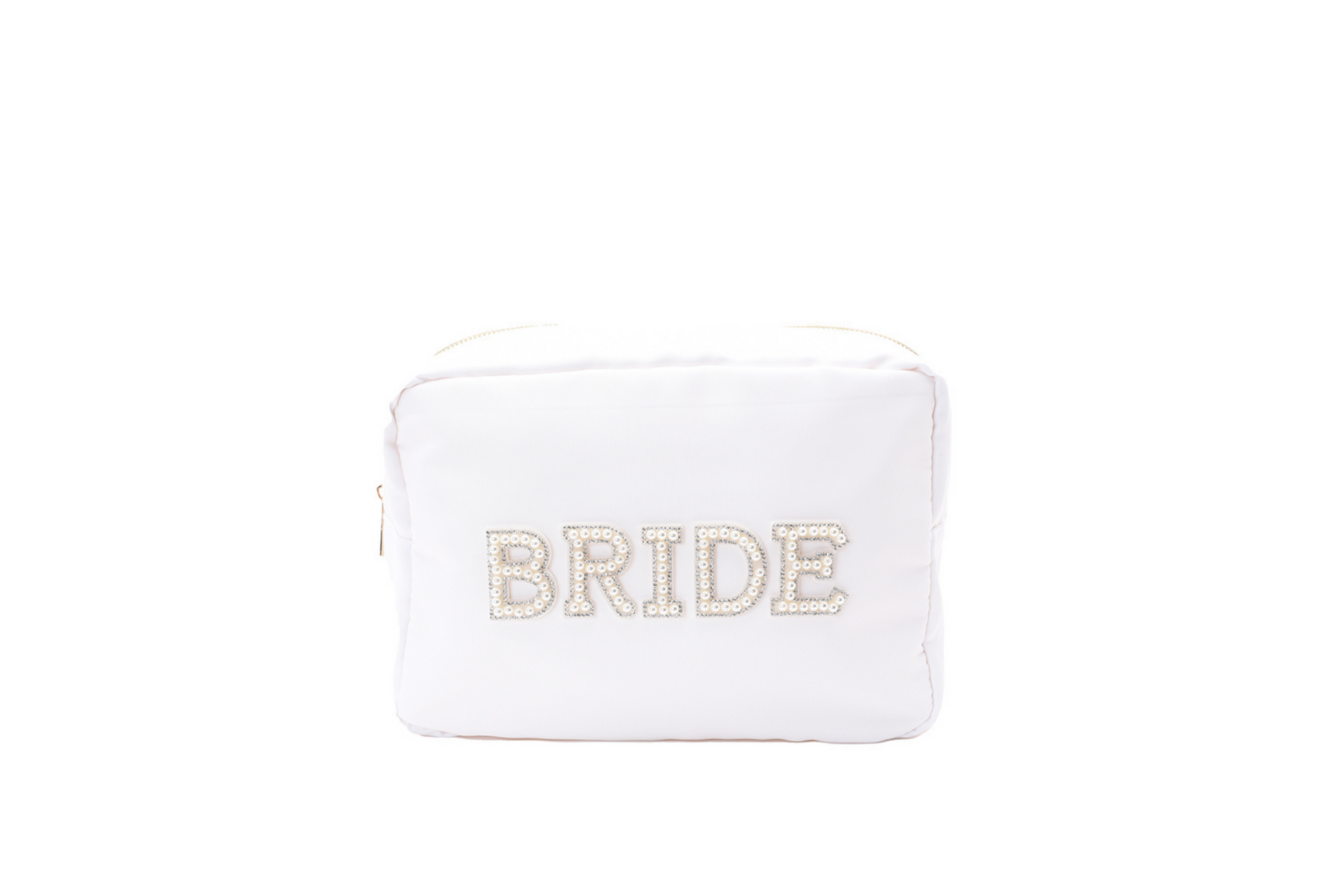 White Large “Bride” Pouch - The Happy Tribe