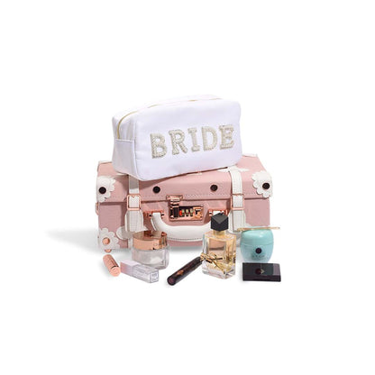 White Medium Pouch - "Bride" - The Happy Tribe
