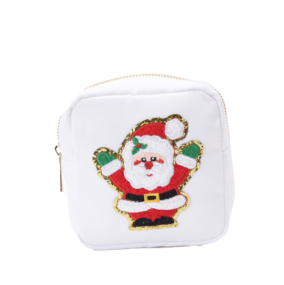 White XS Pouch - Santa