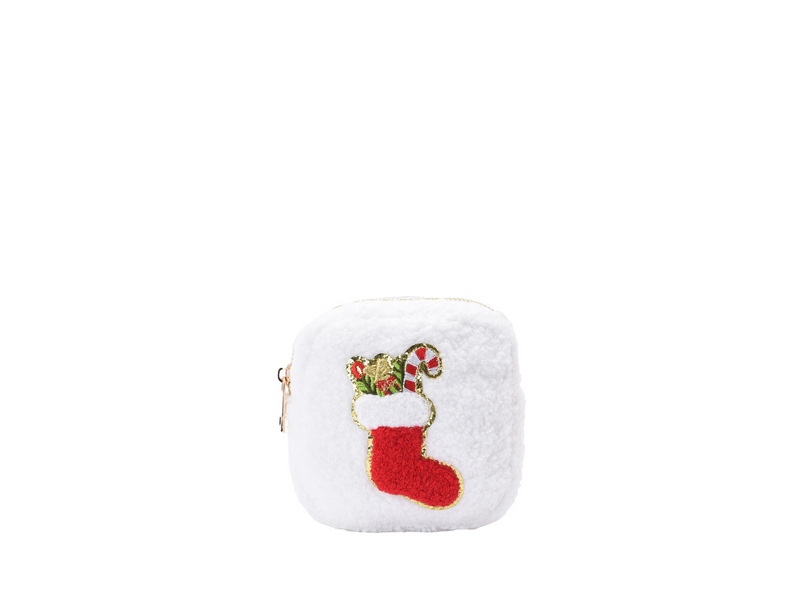 Cream Teddy XS Pouch - Stocking