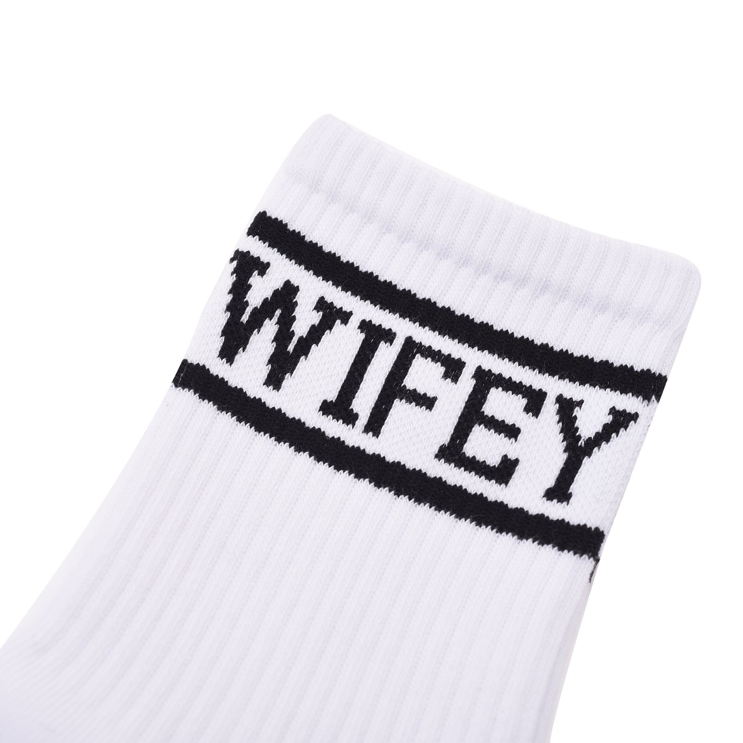 Wifey Socks, Cozy White Socks - The Happy Tribe