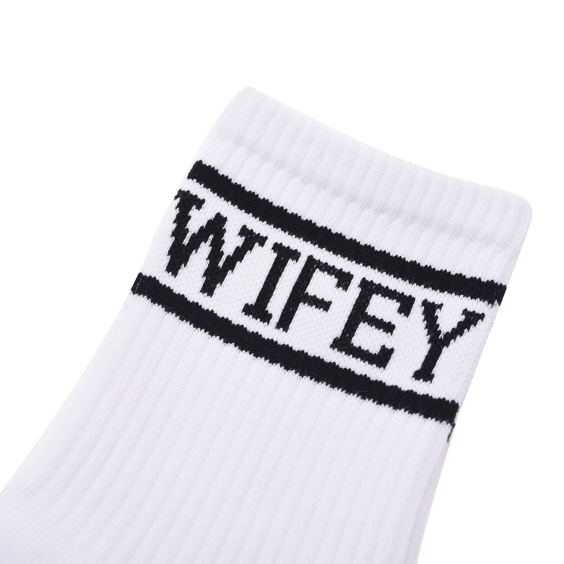 Wifey Socks, Cozy White Socks - The Happy Tribe
