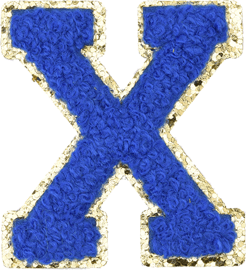 Royal Blue Letter - The Happy Tribe