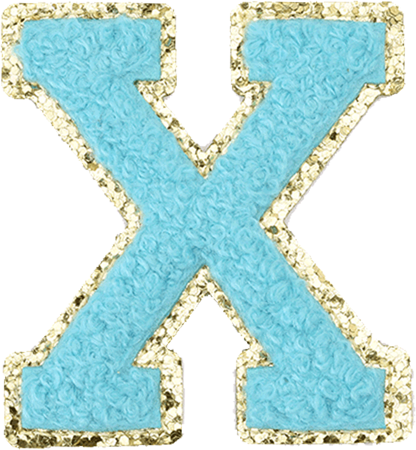 Turquoise Letter - The Happy Tribe