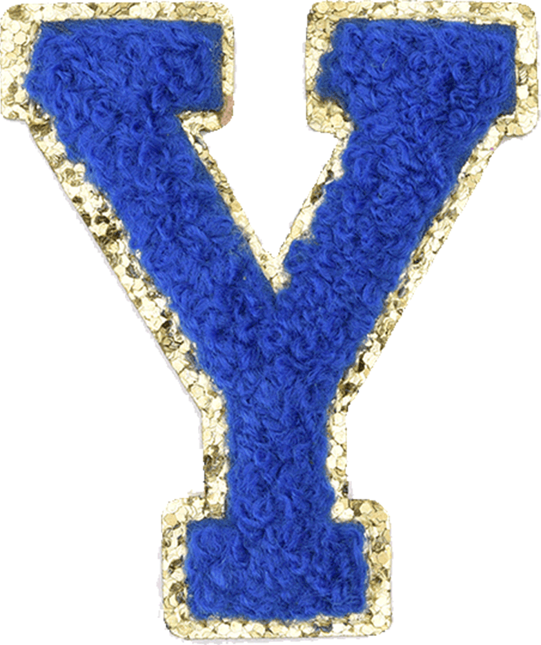 Royal Blue Letter - The Happy Tribe