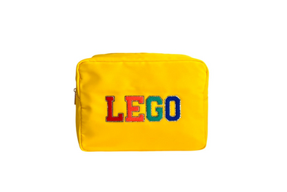Yellow Large Pouch - "Lego"