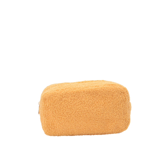 Yellow Teddy Personalised Pouch - Medium