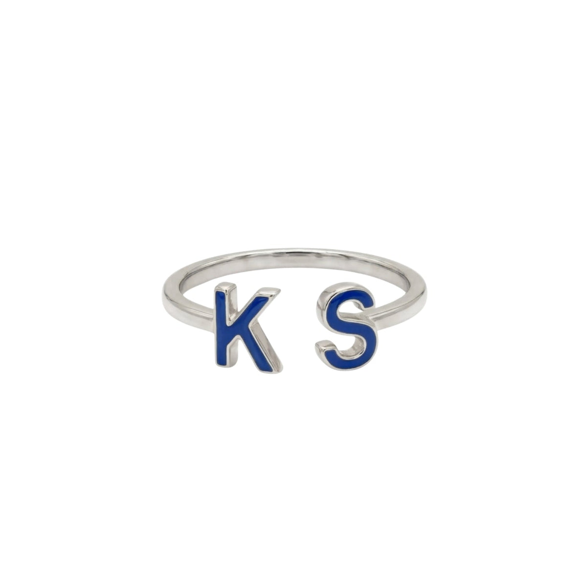 Amara Two Alphabets Ring - The Happy Tribe
