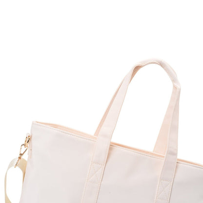 Baby Essentials Cream Tote Bag - The Happy Tribe