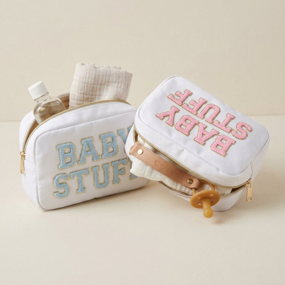 “Baby Stuff” Large Essential Pouch - The Happy Tribe