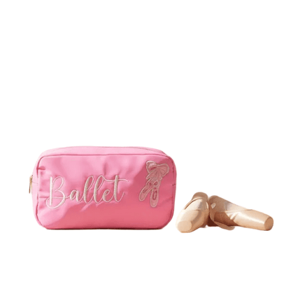 "Ballet" Medium Pouch, Candy Pink - The Happy Tribe