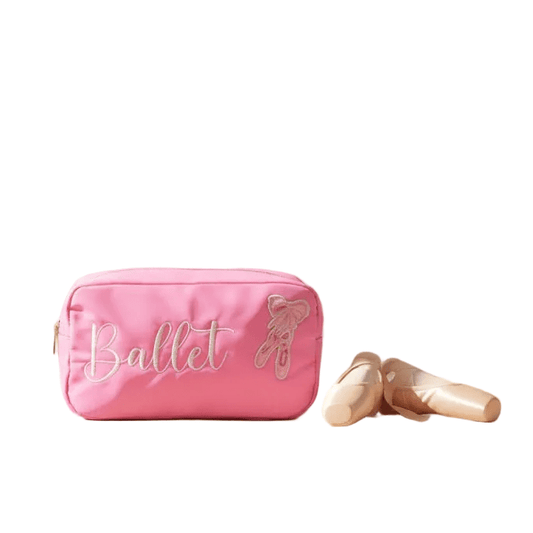 "Ballet" Medium Pouch, Candy Pink - The Happy Tribe
