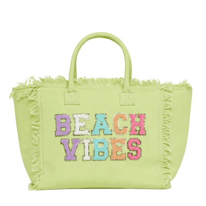 "Beach Vibes" St. Barth Tote Bag - The Happy Tribe