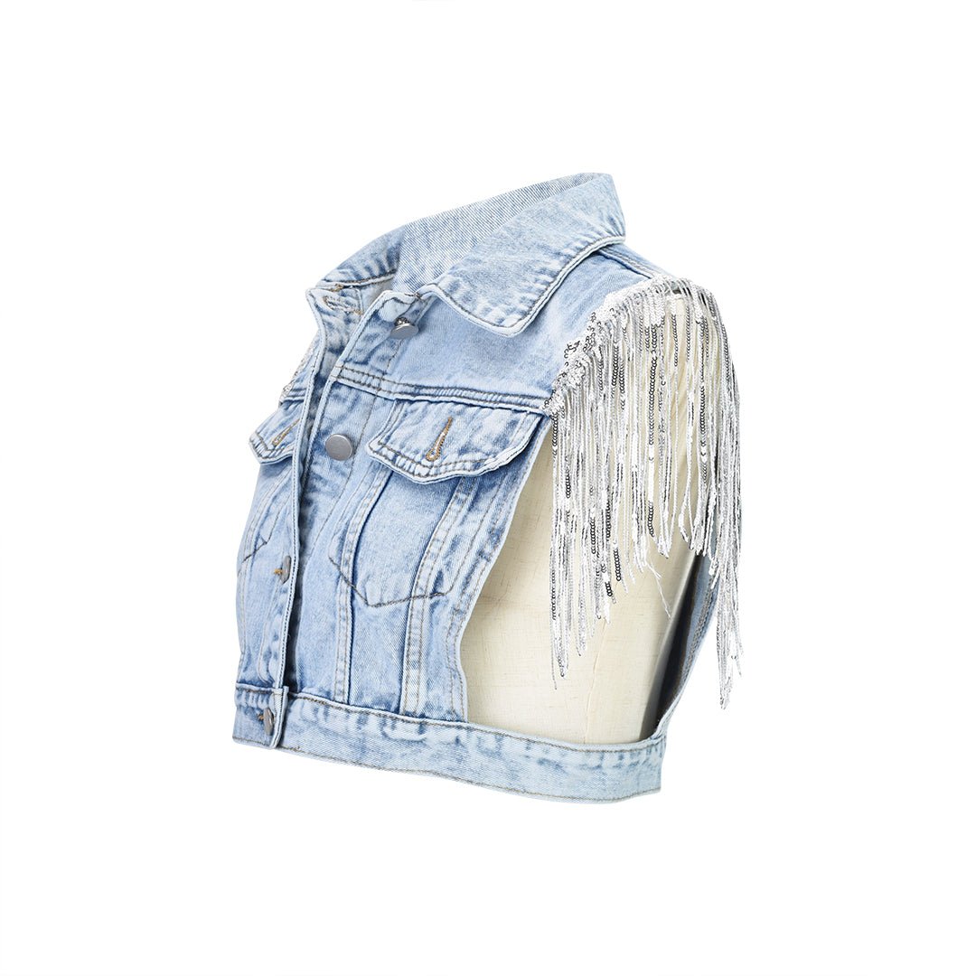 Bride Denim Waistcoat - The Happy Tribe