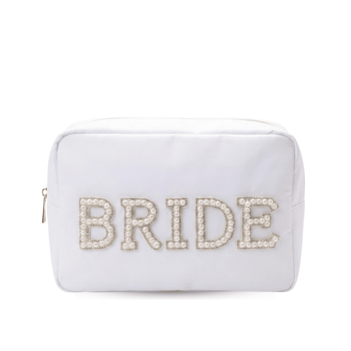 "Bride" Large Pouch, White - The Happy Tribe
