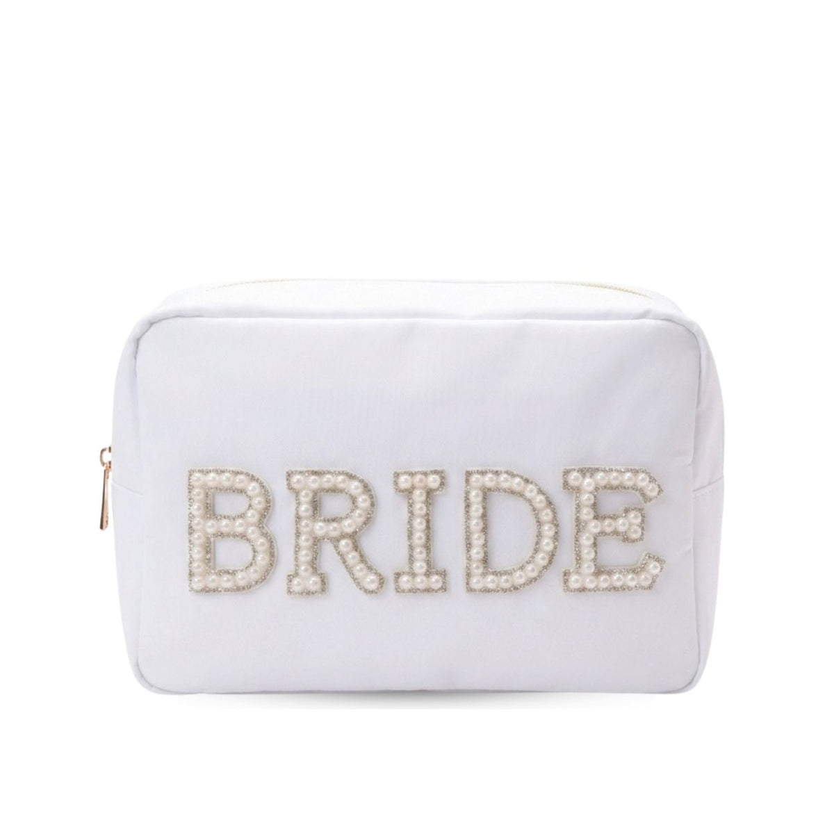 "Bride" Large Pouch, White - The Happy Tribe