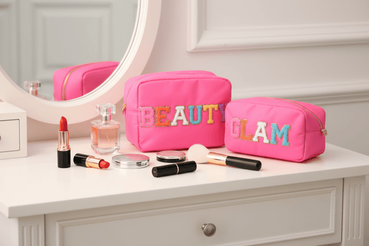 Candy Pink “Glam & Beauty”, Large & Medium Bundle - The Happy Tribe