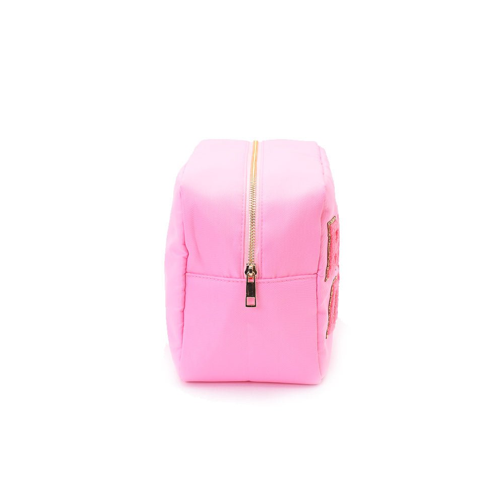 Candy Pink Large Pouch - "Barbie Dolls" - The Happy Tribe