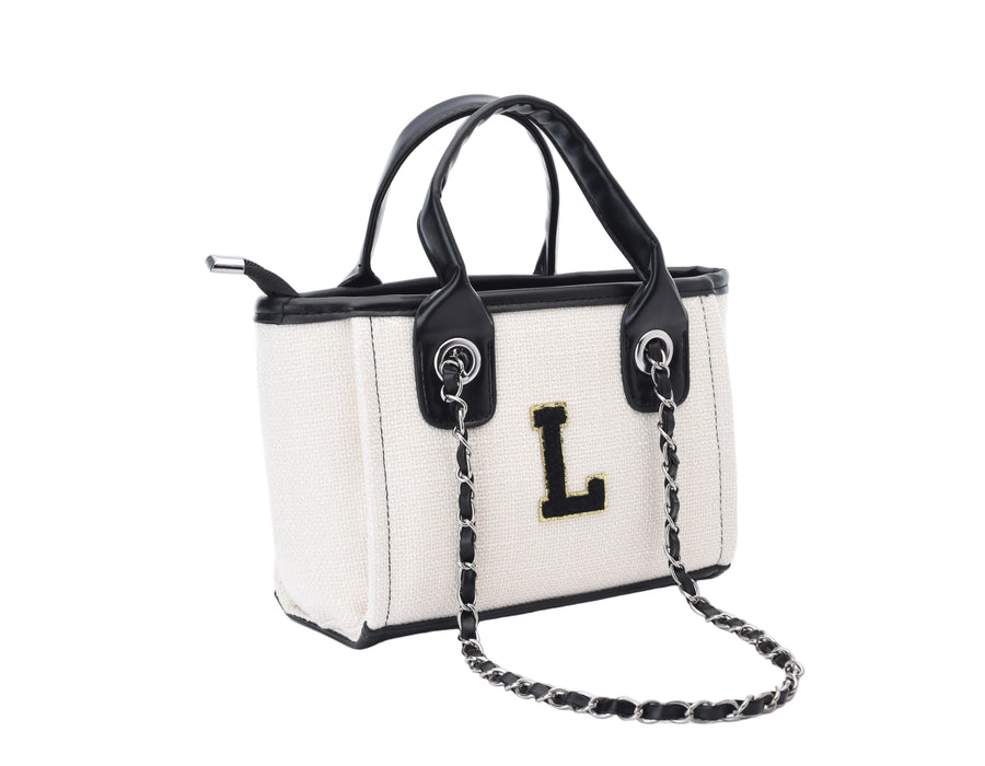 Personalised Mini Canvas Chain Tote Bag