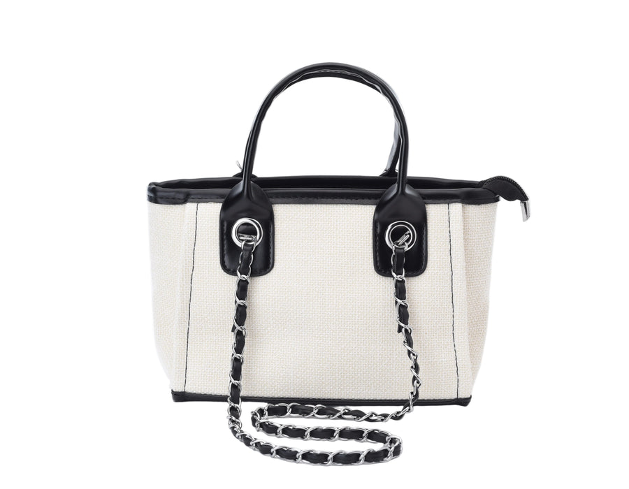 Personalised Mini Canvas Chain Tote Bag