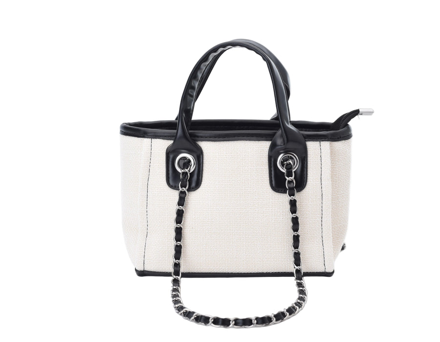 Personalised Mini Canvas Chain Tote Bag
