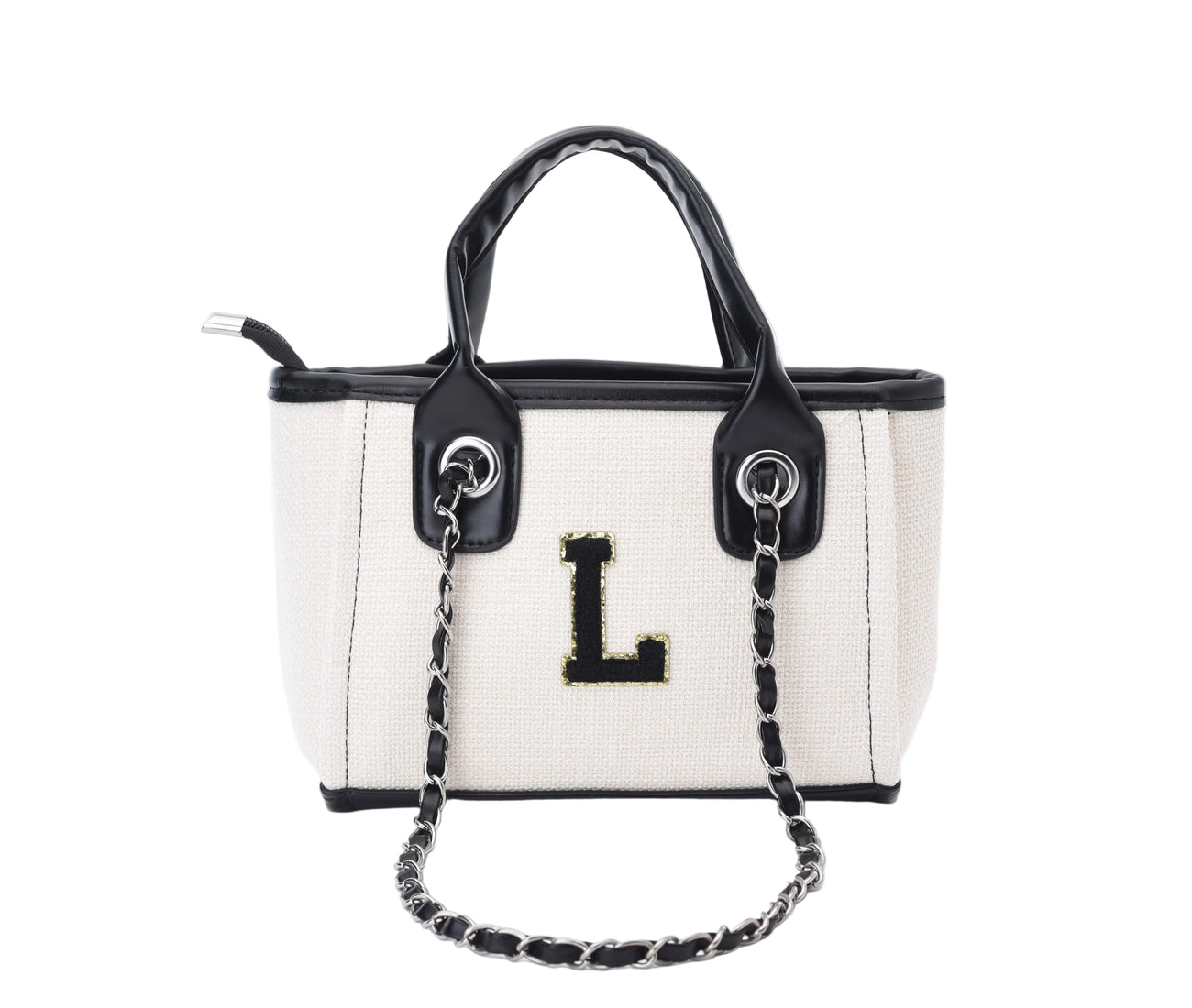 Personalised Mini Canvas Chain Tote Bag