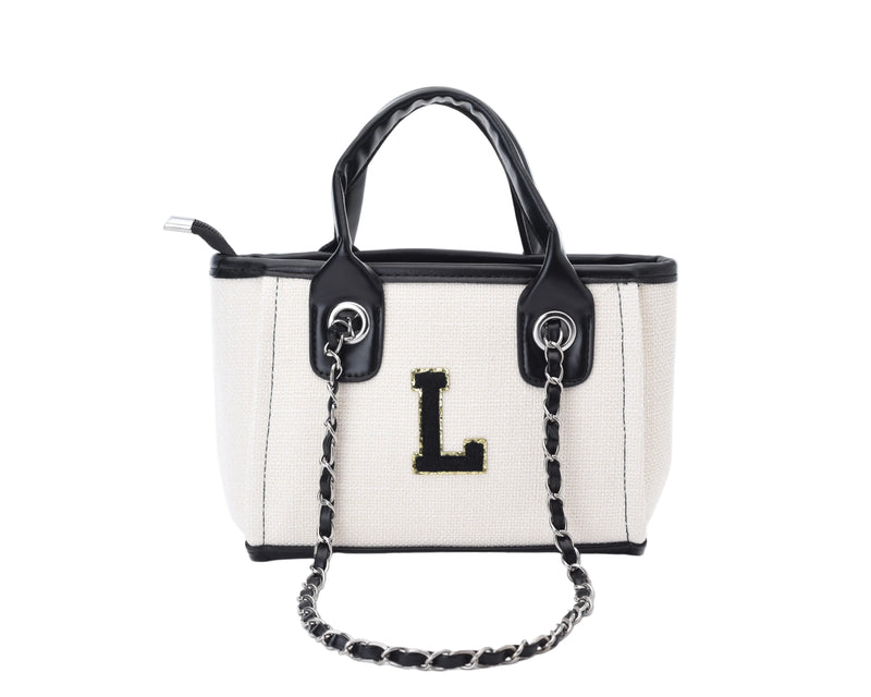 Personalised Mini Canvas Chain Tote Bag