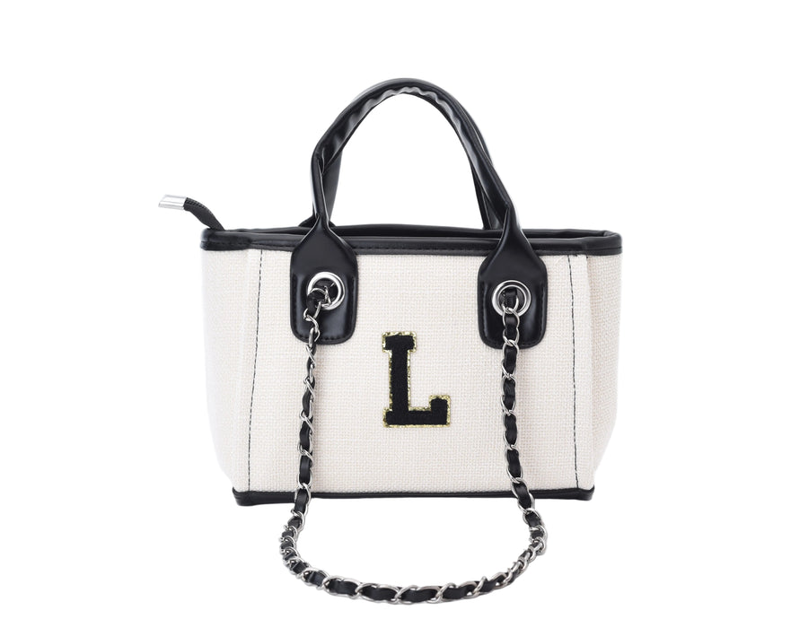 Personalised Mini Canvas Chain Tote Bag
