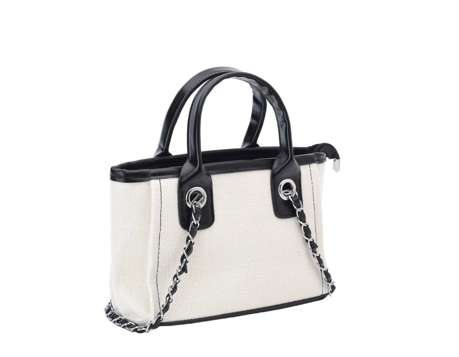 Personalised Mini Canvas Chain Tote Bag