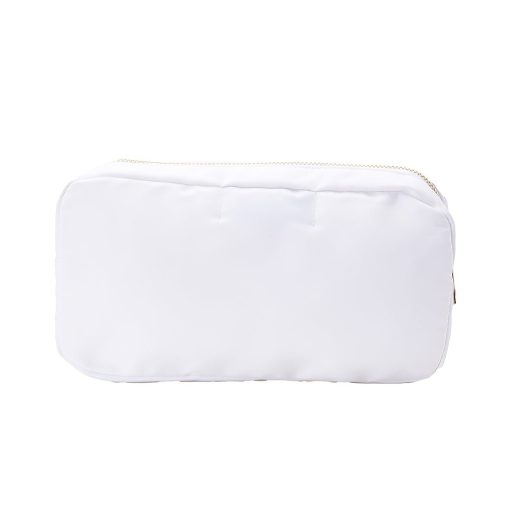Christmas Candy Cane White Small Pouch - NICE - The Happy Tribe