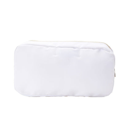 Christmas Candy Cane White Small Pouch - NICE - The Happy Tribe