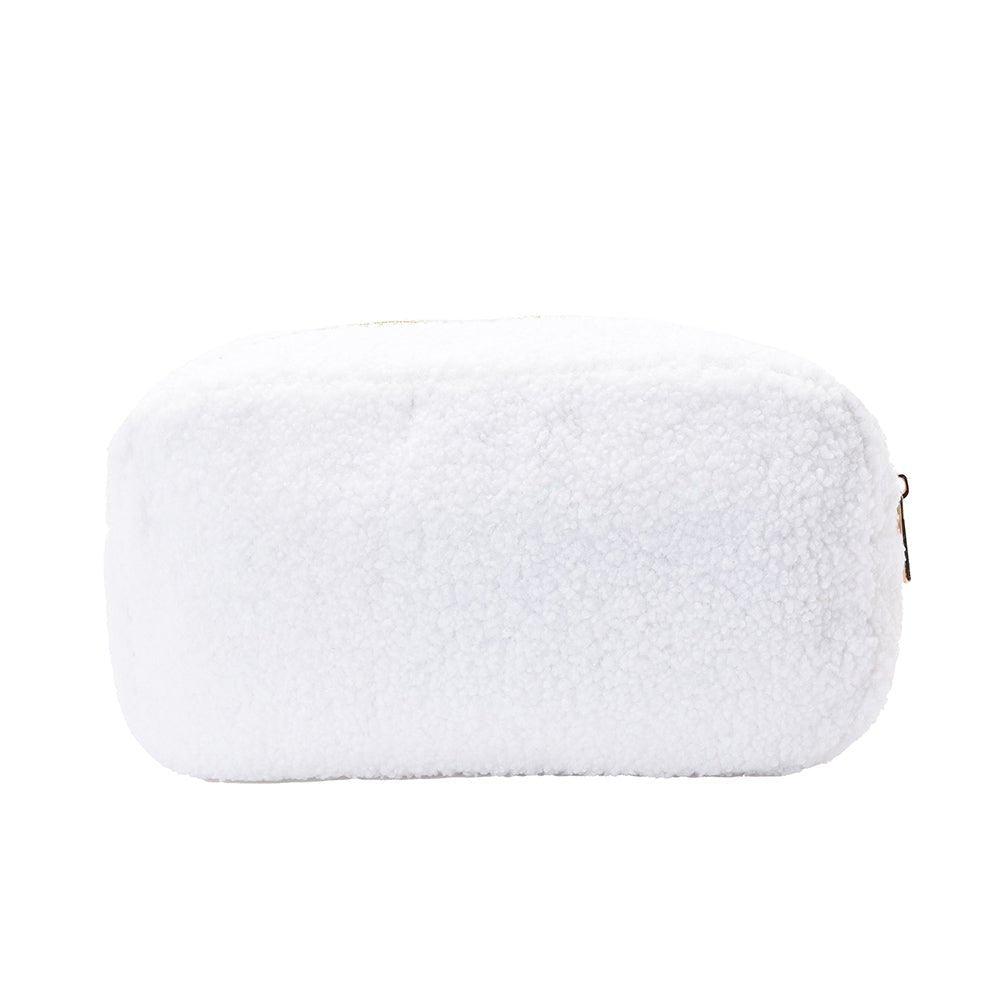 Christmas White Teddy Small Pouch - NICE - The Happy Tribe