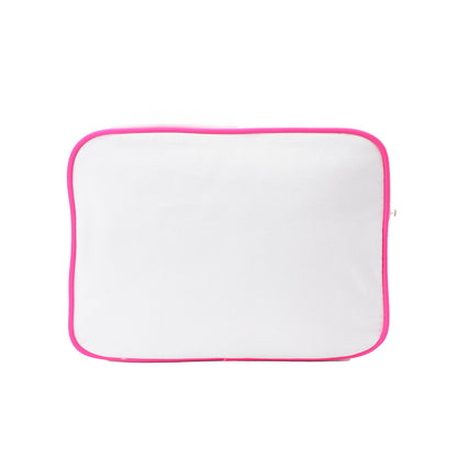 "Life is Better at the Beach" Large Pouch, Cream