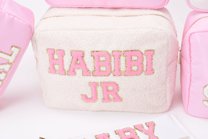 Cream,Baby Pink Teddy Large “HABIBI JR" - The Happy Tribe