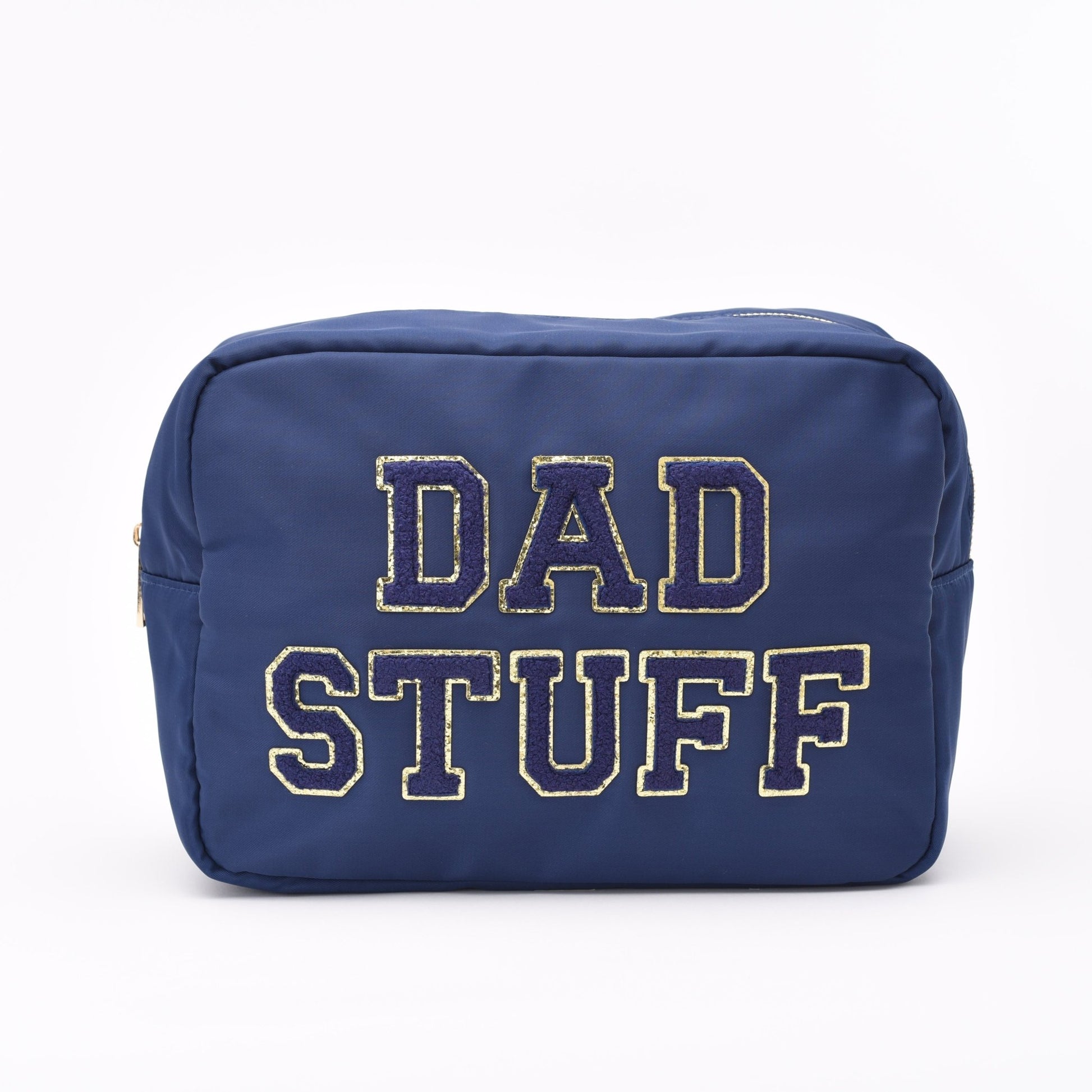 "Dad Stuff" Large Pouch, Navy - The Happy Tribe