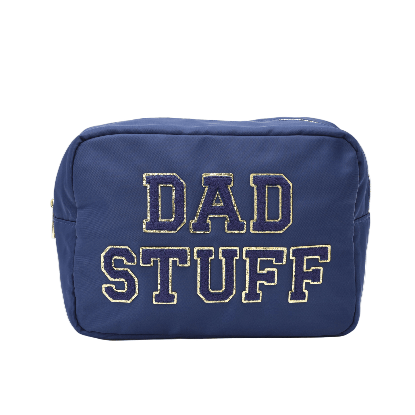 "Dad Stuff" Large Pouch, Navy - The Happy Tribe