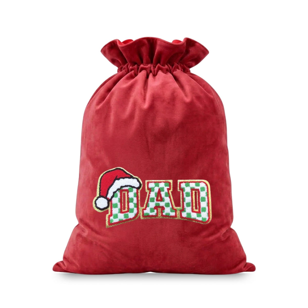 “Dad” Velvet Christmas Sack - The Happy Tribe