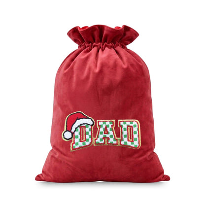 “Dad” Velvet Christmas Sack - The Happy Tribe