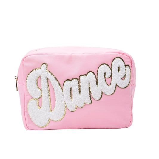 "Dance" Large Pouch, Baby Pink - The Happy Tribe